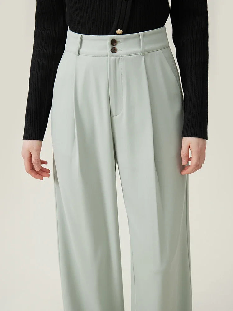 Loose High-waisted Trousers