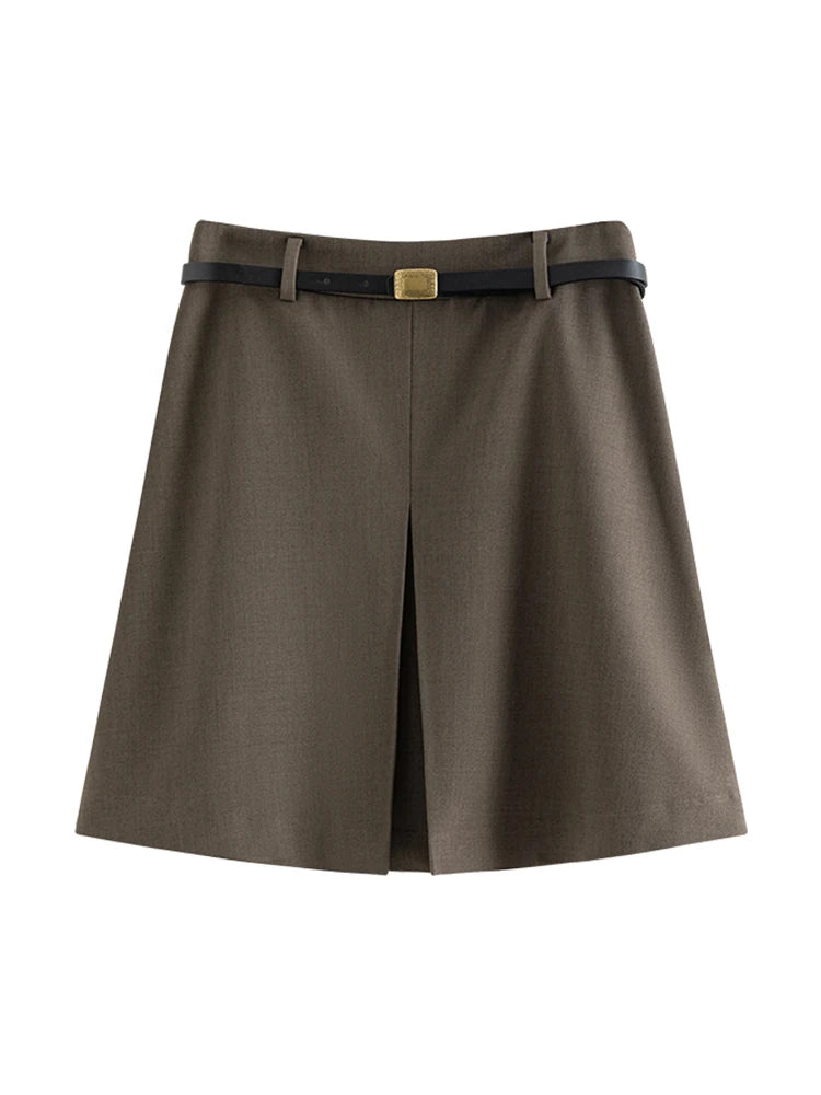 High Waist Short Skirt