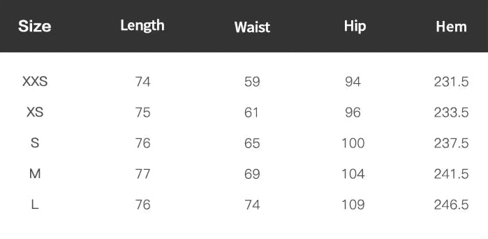 Long A-LINE Skirts