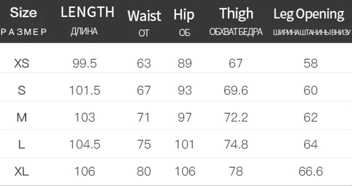 High Waist Straight Pants