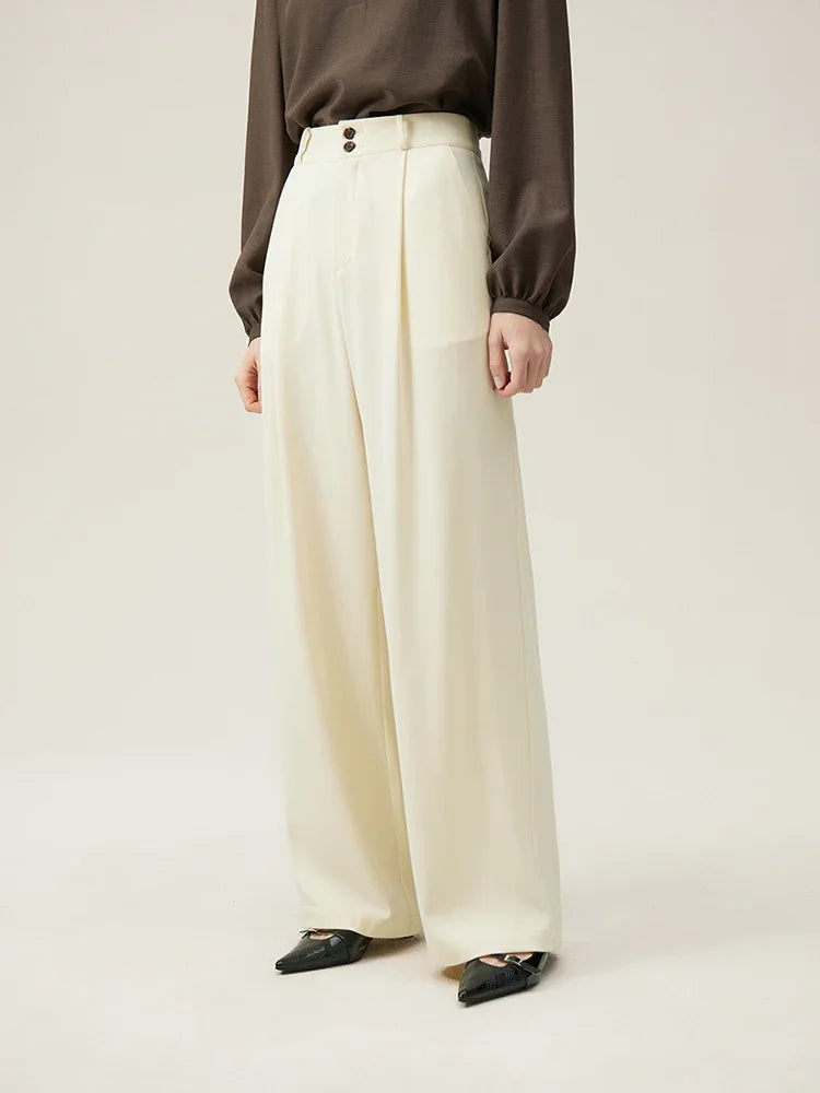 Loose High-waisted Trousers