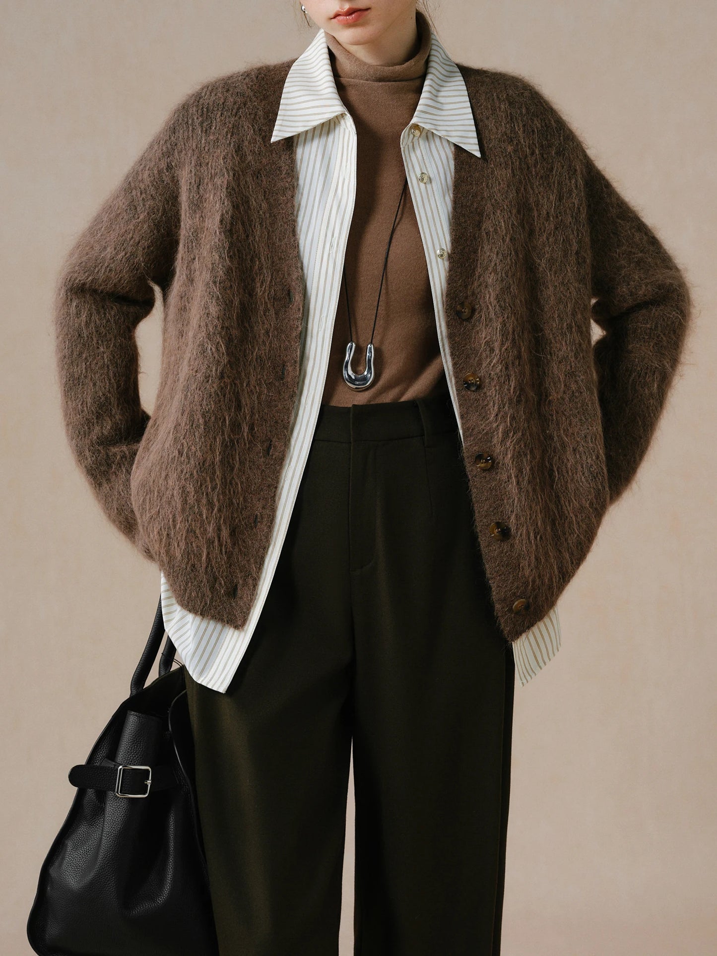 V-neck Cardigan