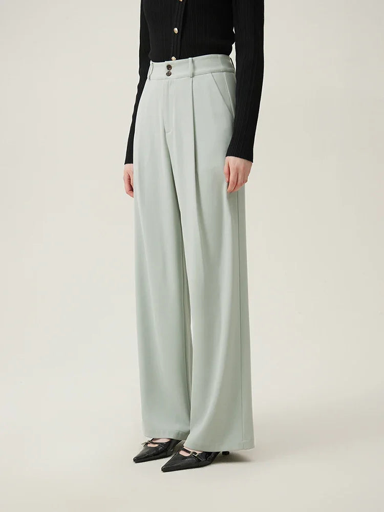 Loose High-waisted Trousers