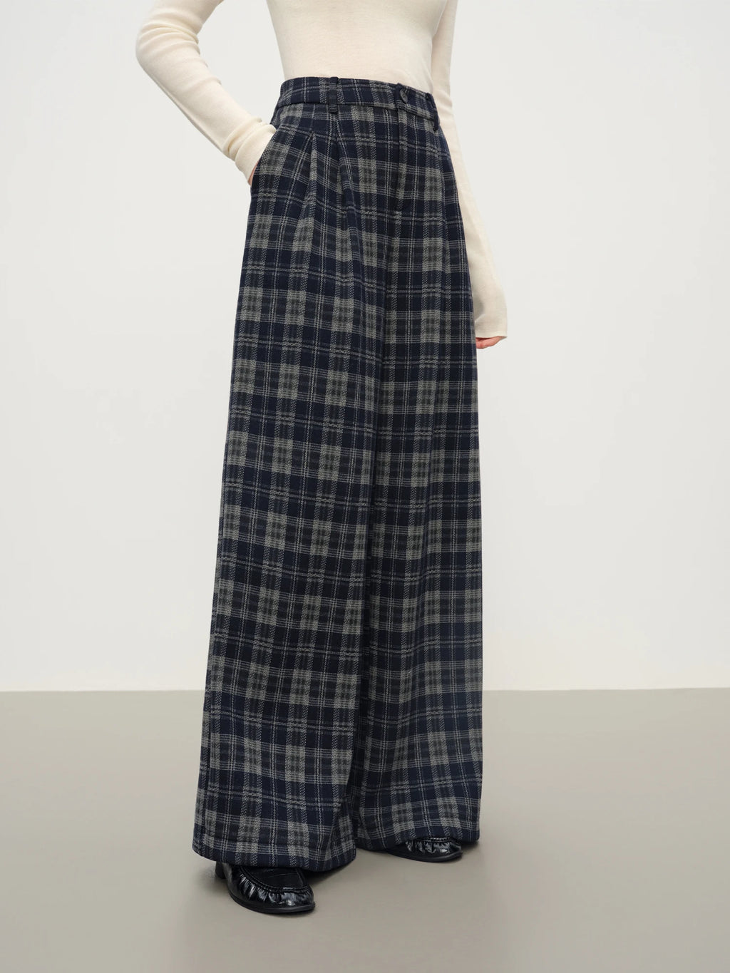 Straight-Leg Casual Pants