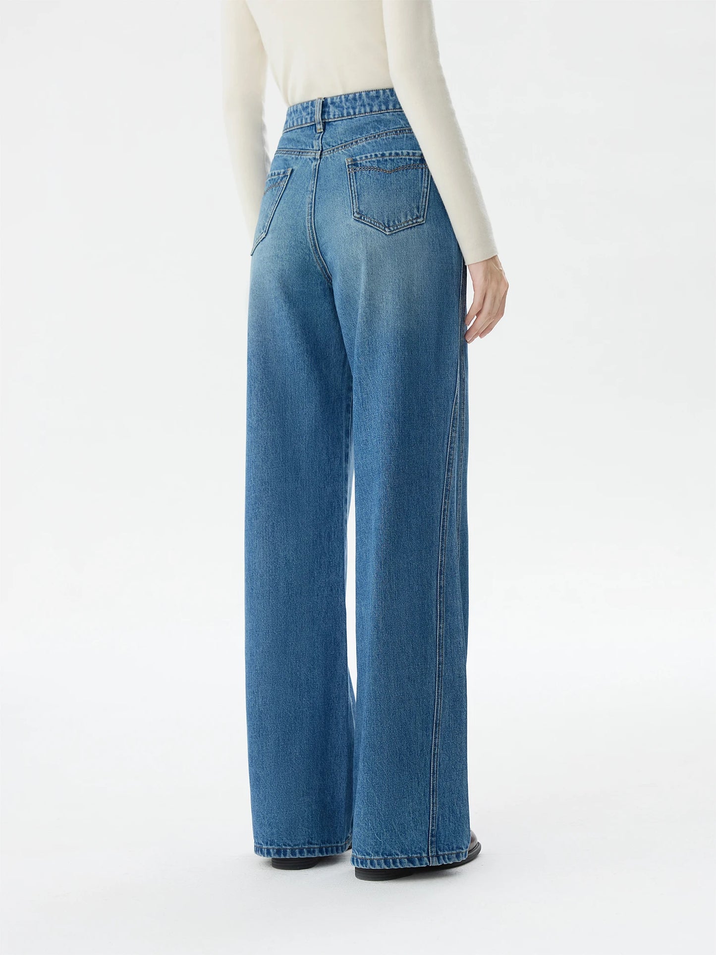 High Waist Wide Leg Jeans