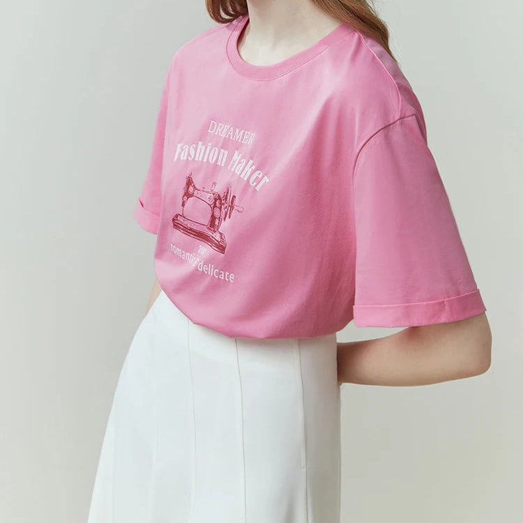 تي شيرت قطني بسيط