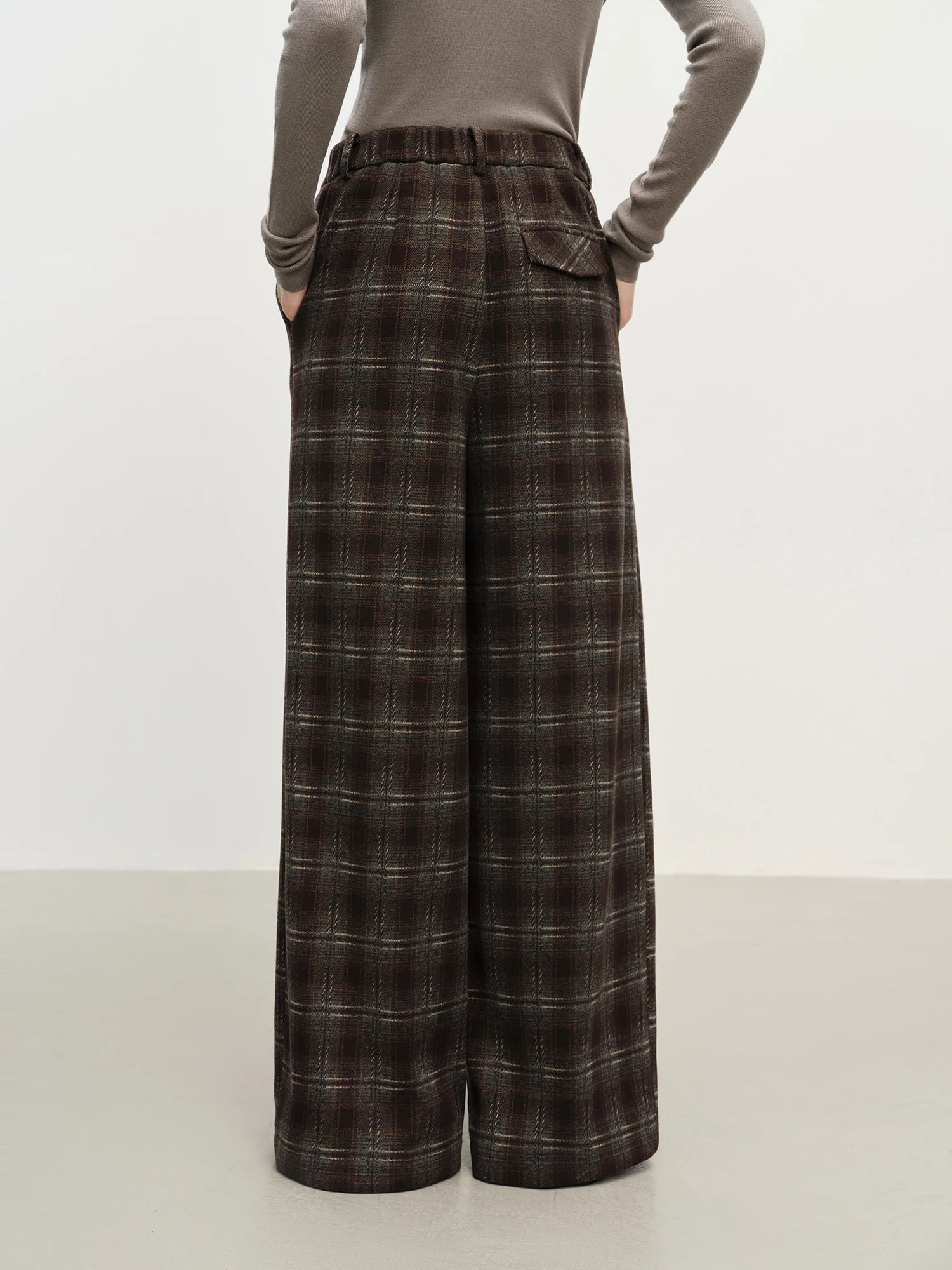 Straight-Leg Casual Pants