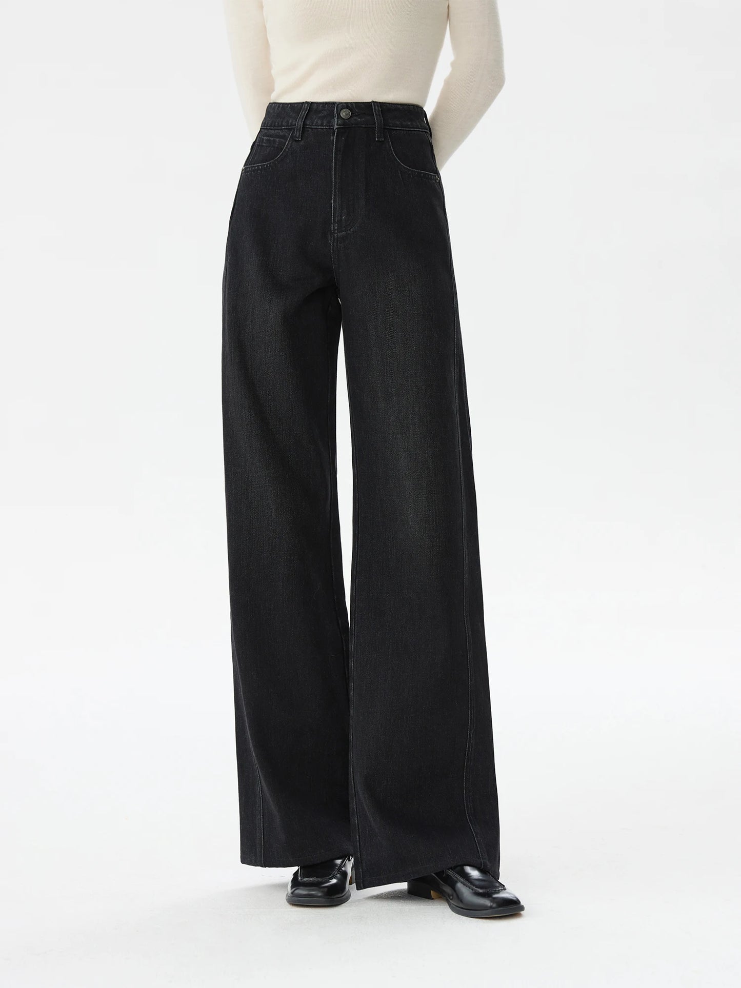 High Waist Wide Leg Jeans