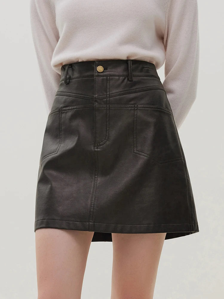 Leather Skirt
