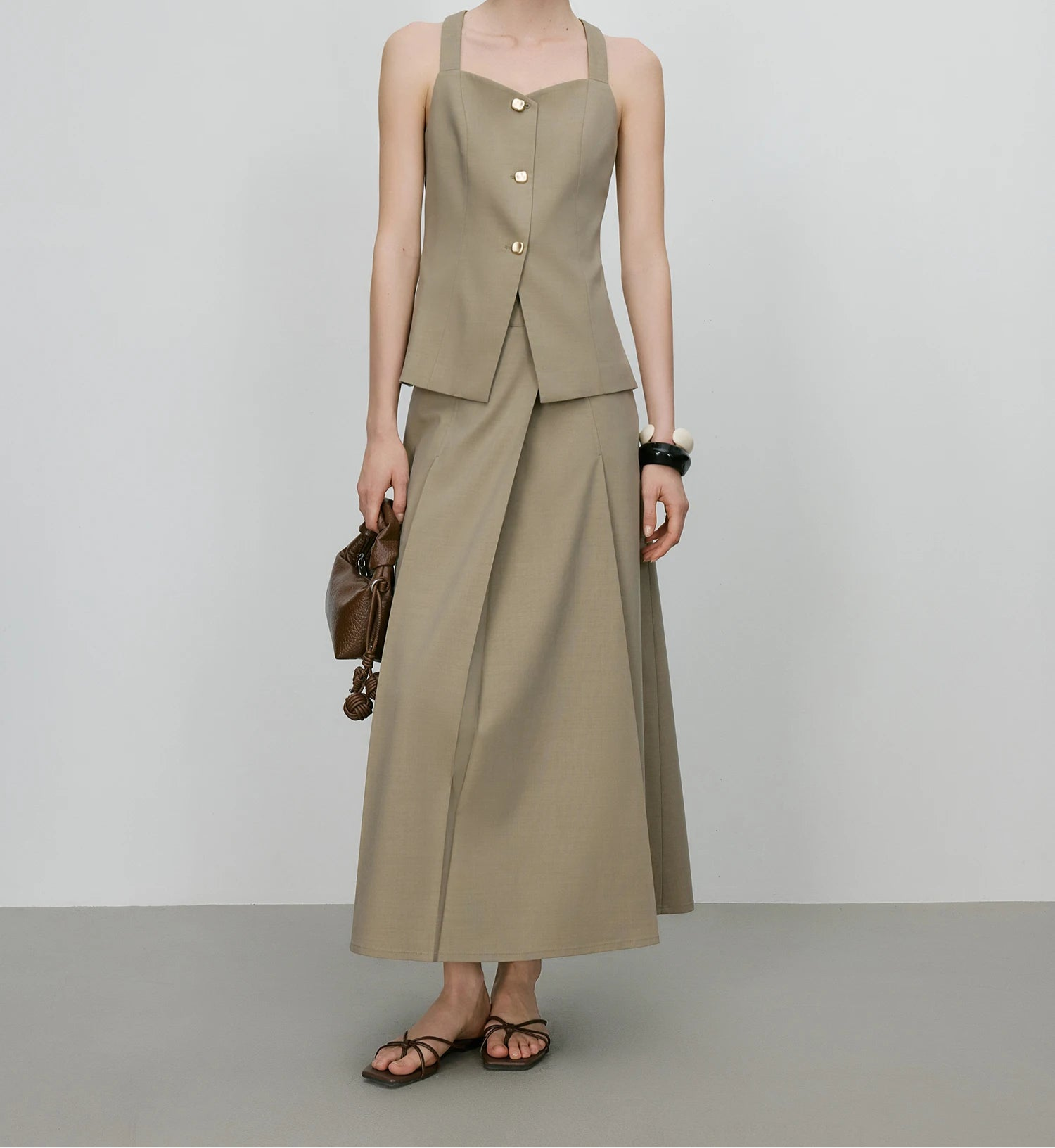 Vest Top & Skirt Set