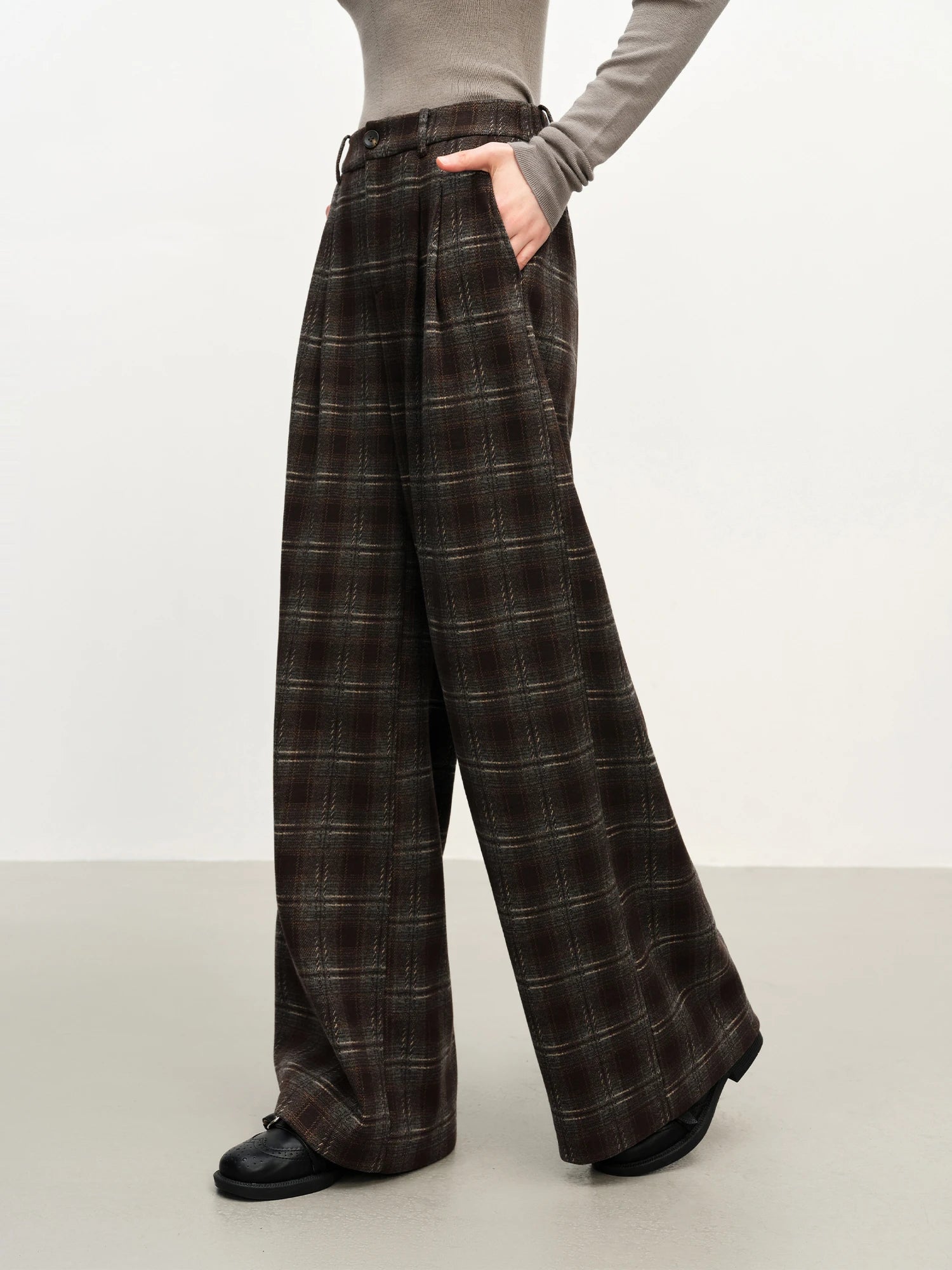 Straight-Leg Casual Pants