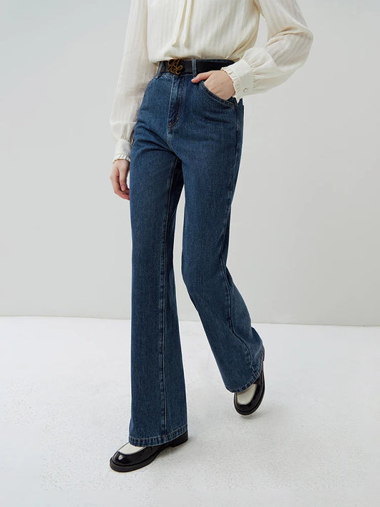 High Waist Slim Jeans