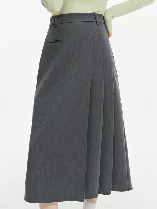 Black Gray Skirt