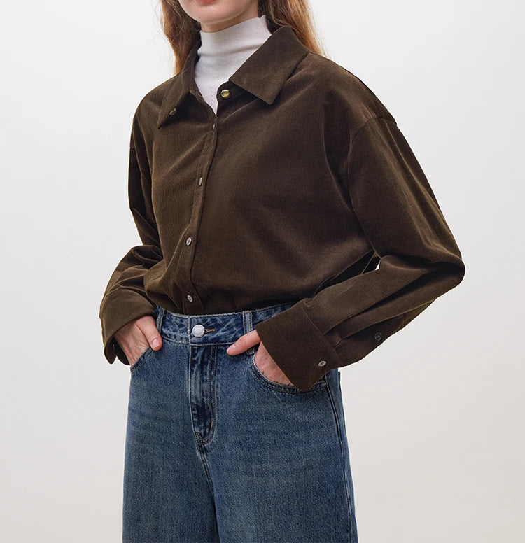 Pure Cotton Long-sleeved Shirt