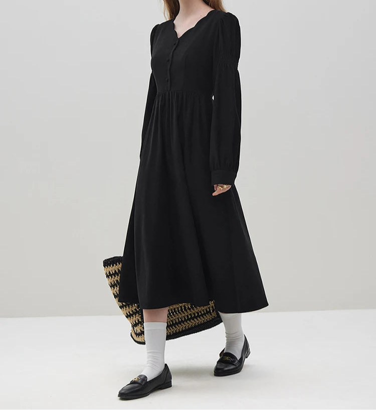 Vintage Long Sleeve Dress