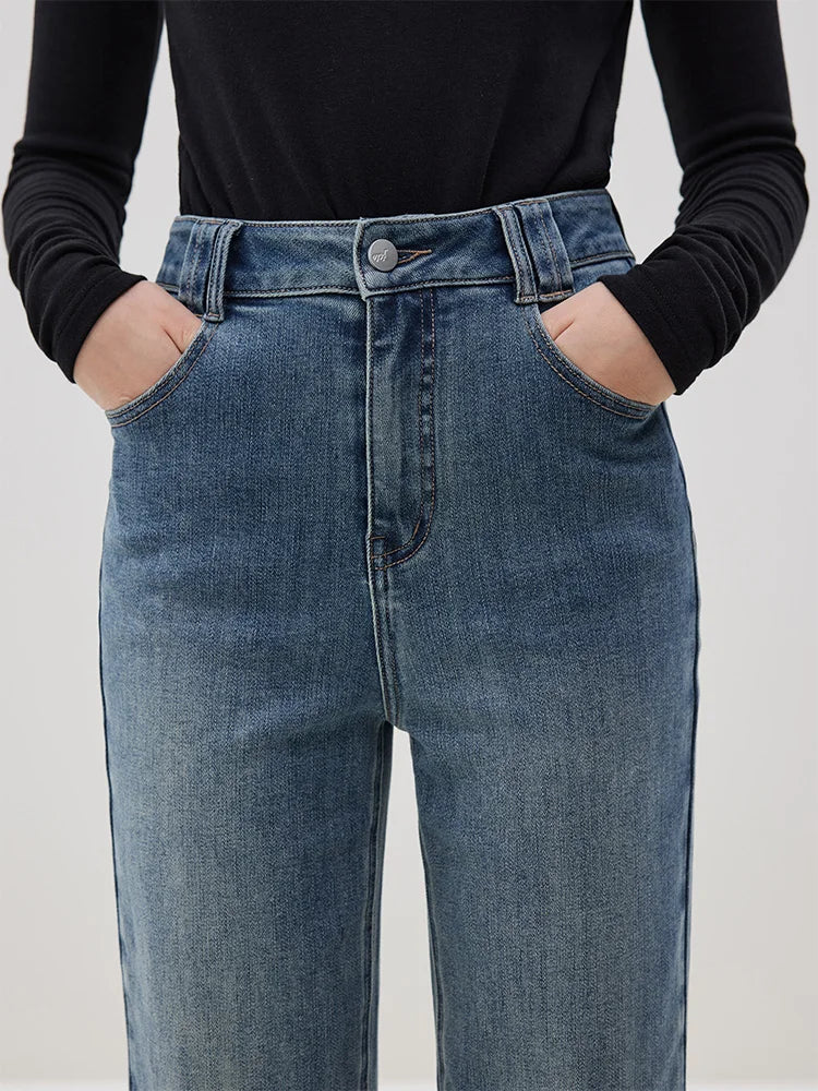 Blue High Waist Jeans