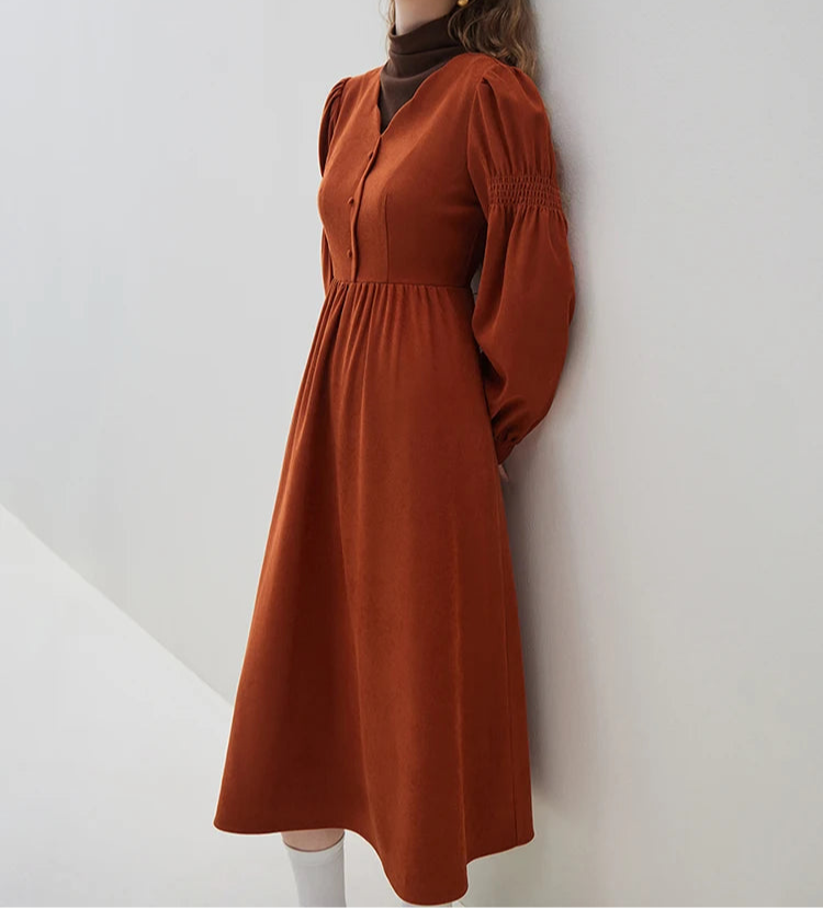 Vintage Long Sleeve Dress
