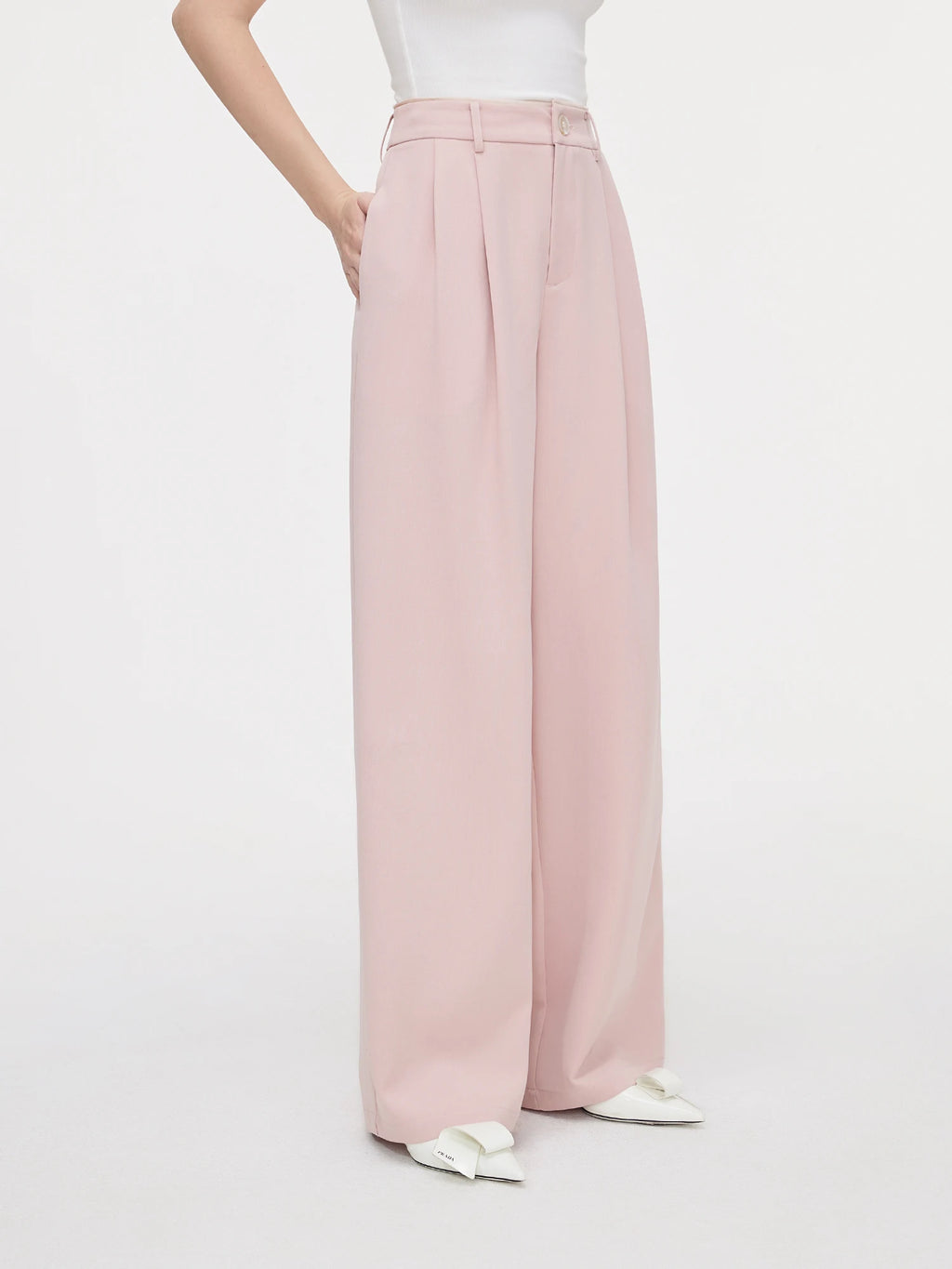 Jacket Wide Leg Pants Set