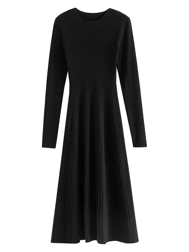 Long wool Dress
