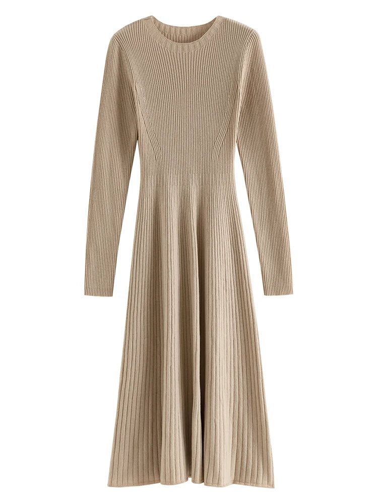 Long wool Dress