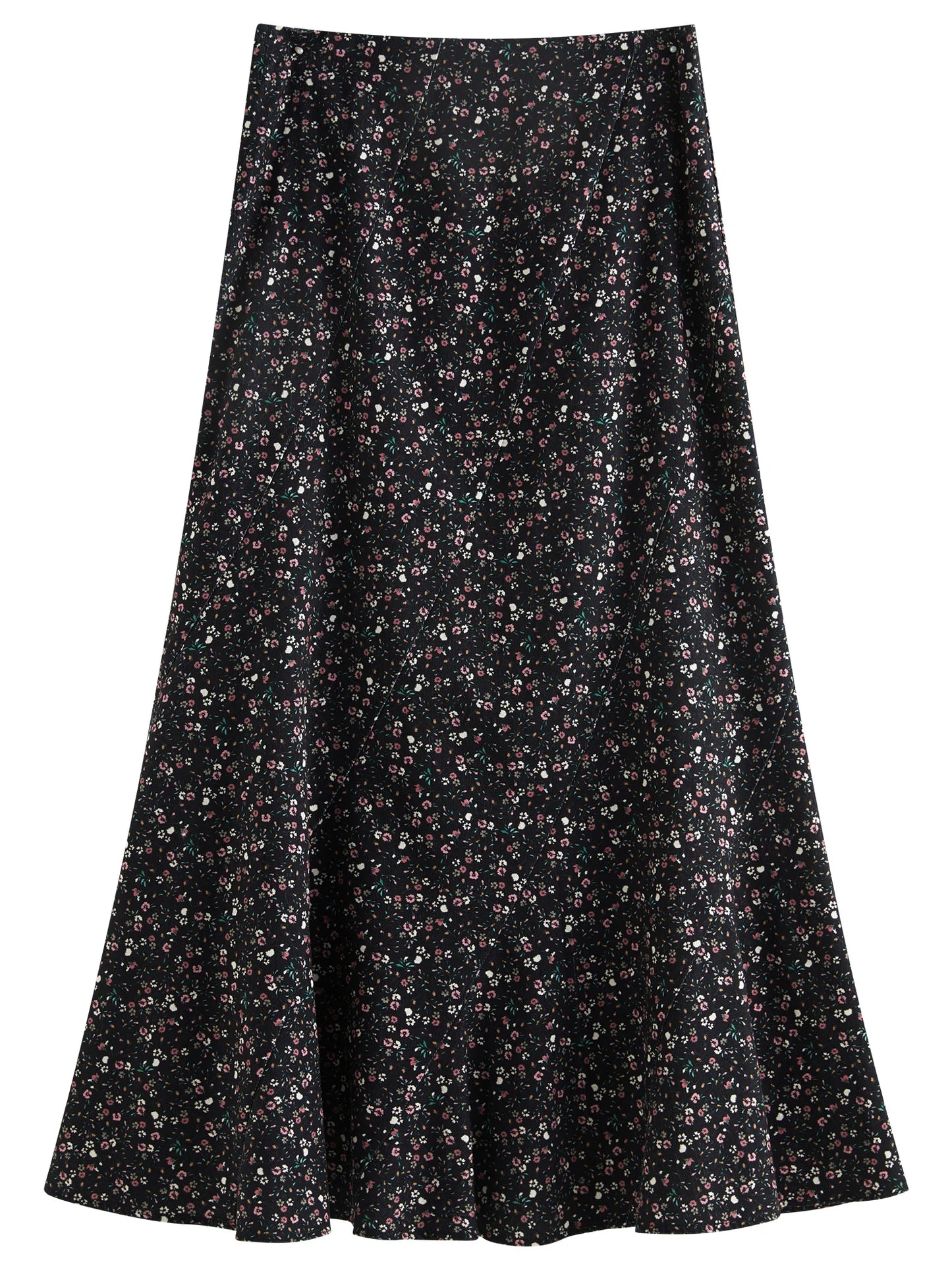 Floral Print Long Skirt