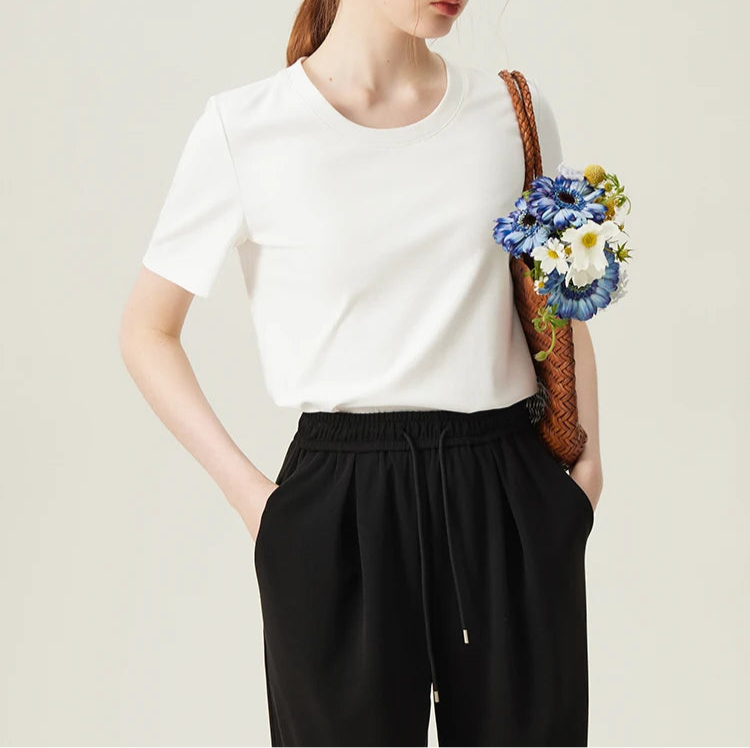 Cotton Round Neck T-Shirt