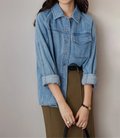 Long-sleeved Denim Shirt