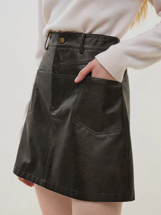 Leather Skirt