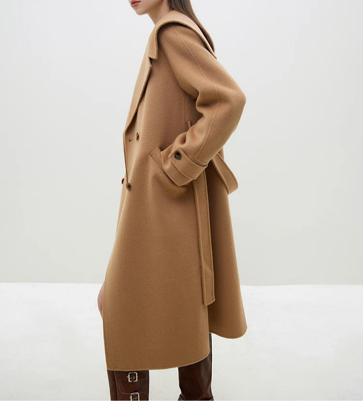 Long Double-Sided Woolen Coats