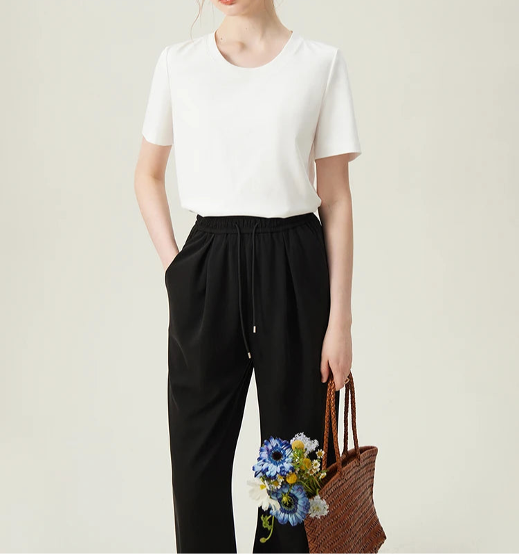 Cotton Round Neck T-Shirt