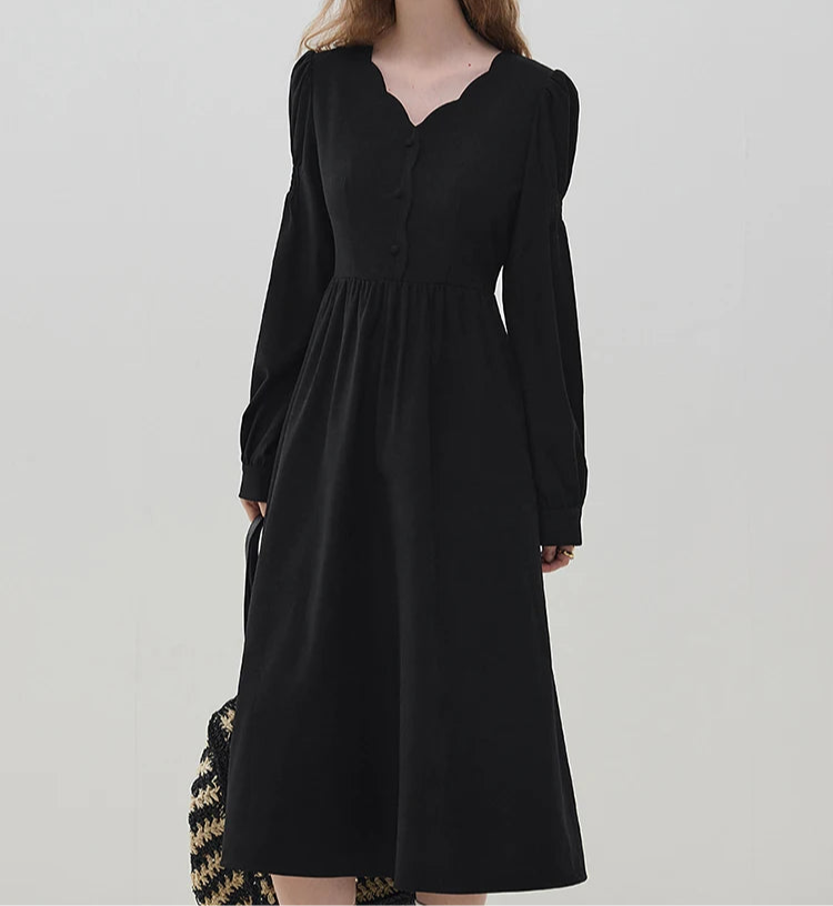 Vintage Long Sleeve Dress